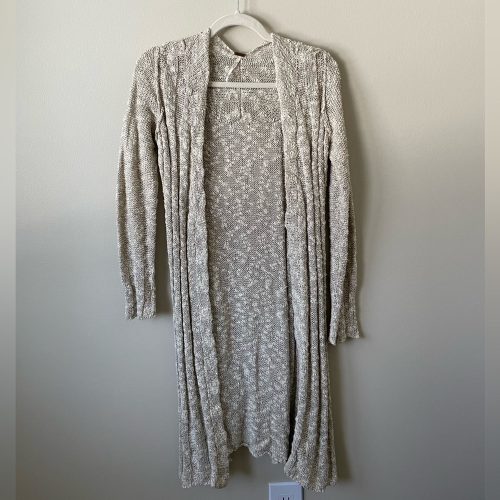 Free People Duster Cardigan Sweater sz S